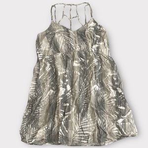 RVCA Women’s Dress Sundress XS Beachy Surf Strappy Cage Tropical Summer Casual